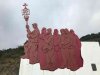 An interesting sculpture in the 'Mirador de Azpirotz' on the A15 in Navarra, Spain.